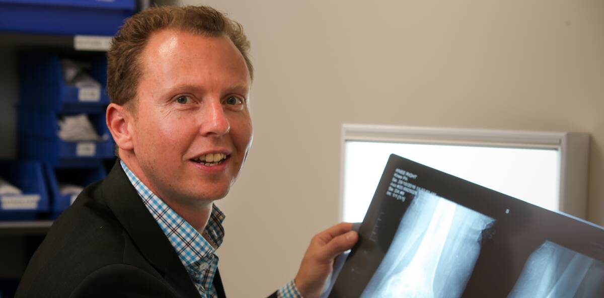 Sea change: Orthopaedic surgeon Nick Russell has made the move to Warrnambool, offering new surgeries for the city. Picture: Rob Gunstone