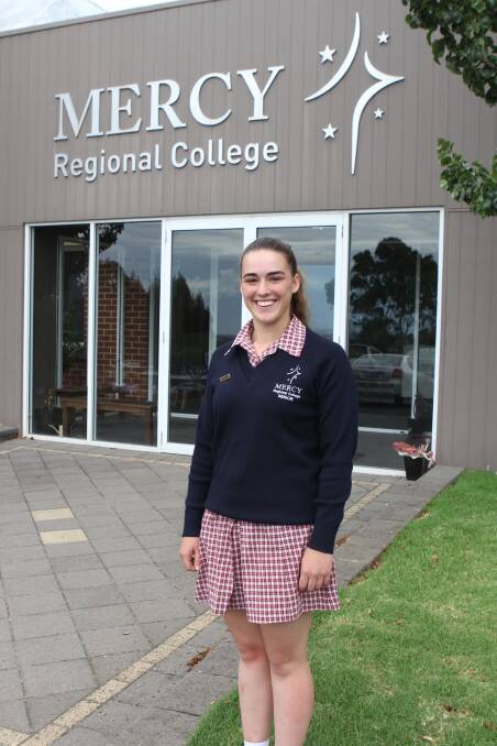 Talent: Dixie's Ripley Watt, 17, a year 12 student at Mercy Regional College, is heading to the Lions Youth of the Year district finals in Ocean Grove this weekend.