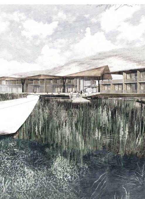 Resort: An artist's impression of the proposed Princetown development.