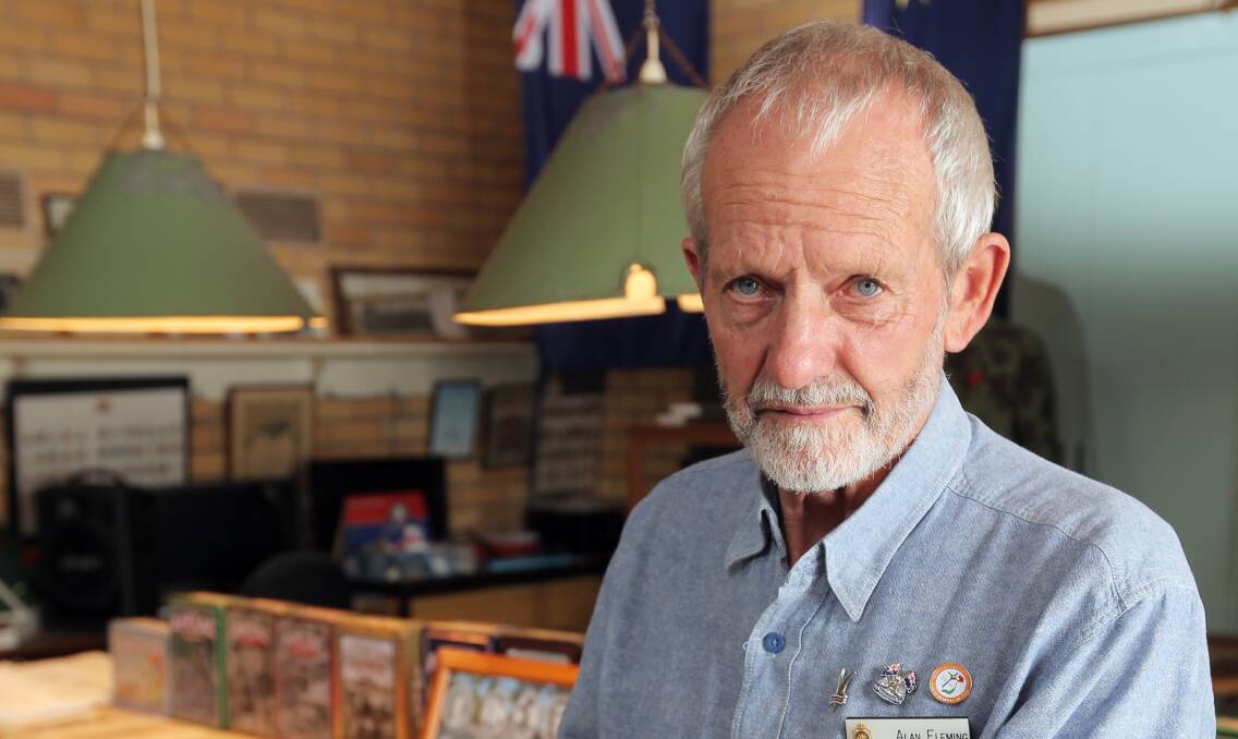 In memory: Geelong and District Vietnam Veterans' Association member Alan Fleming is urging people to head along to a commemorative service in Terang on Saturday that will lay a plaque in honour of Private Paul Navarre.