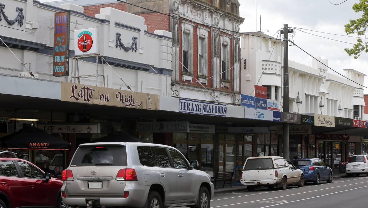 New look: Streetscapes across Corangamite shire are getting a facelift thanks to the Retail Area Facade Improvement Scheme. Picture: Rob Gunstone