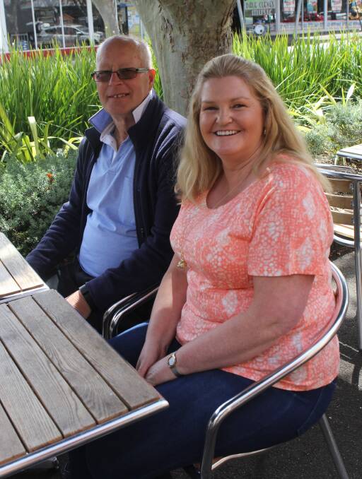 Support: Warrnambool and District Community Hospice volunteers Peter Hasell and Carol Robinson. The two are paired together as part of a new mentoring program.