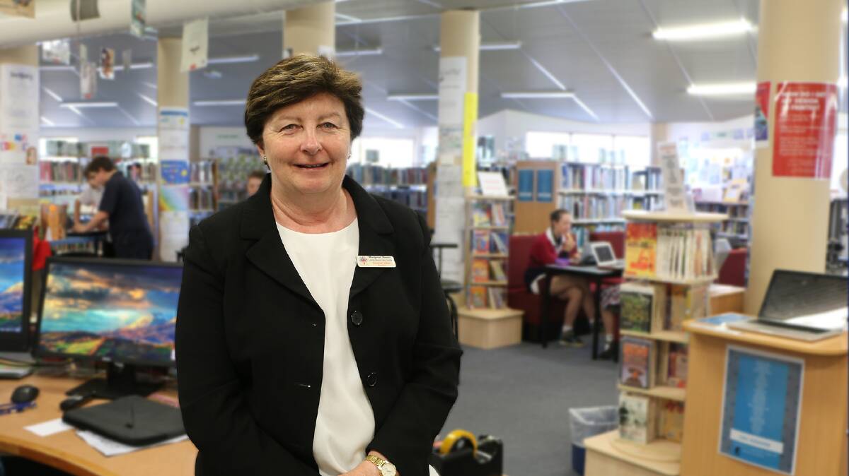 Award: Margaret Sinnott, the head of Emmanuel College's learning resource centre, has won the state's highest honour for teacher librarians. 