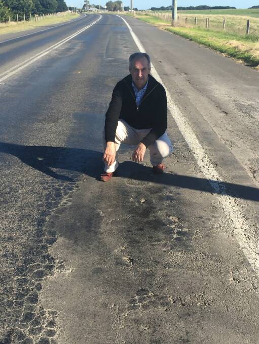Time to fix it: Western District MP James Purcell has launched a new campaign that calls on residents to report the region's worst roads.