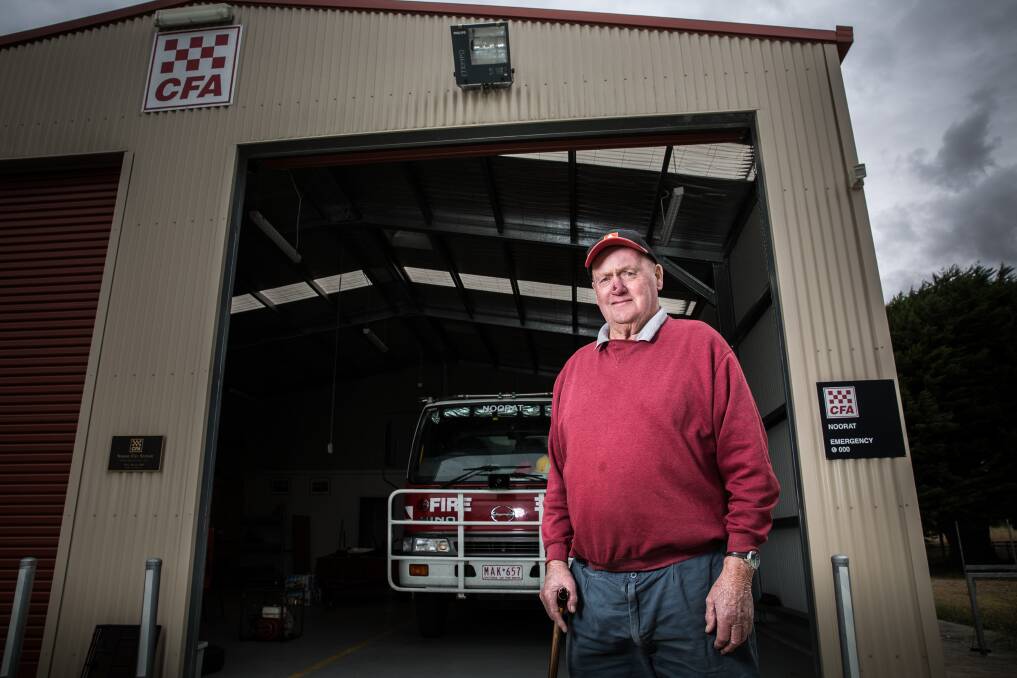 STILL GOING: Noorat's David Lourey is a life member of the CFA. Picture: Christine Ansorge
