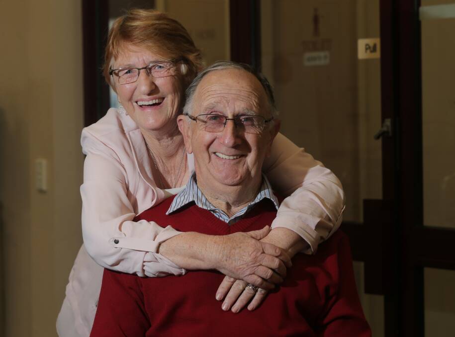 LOVE BLOOMS: Jean and Wally Paton shared their love story as part of the Fletcher Jones Stories From Our Community Project. Picture: Vicky Hughson