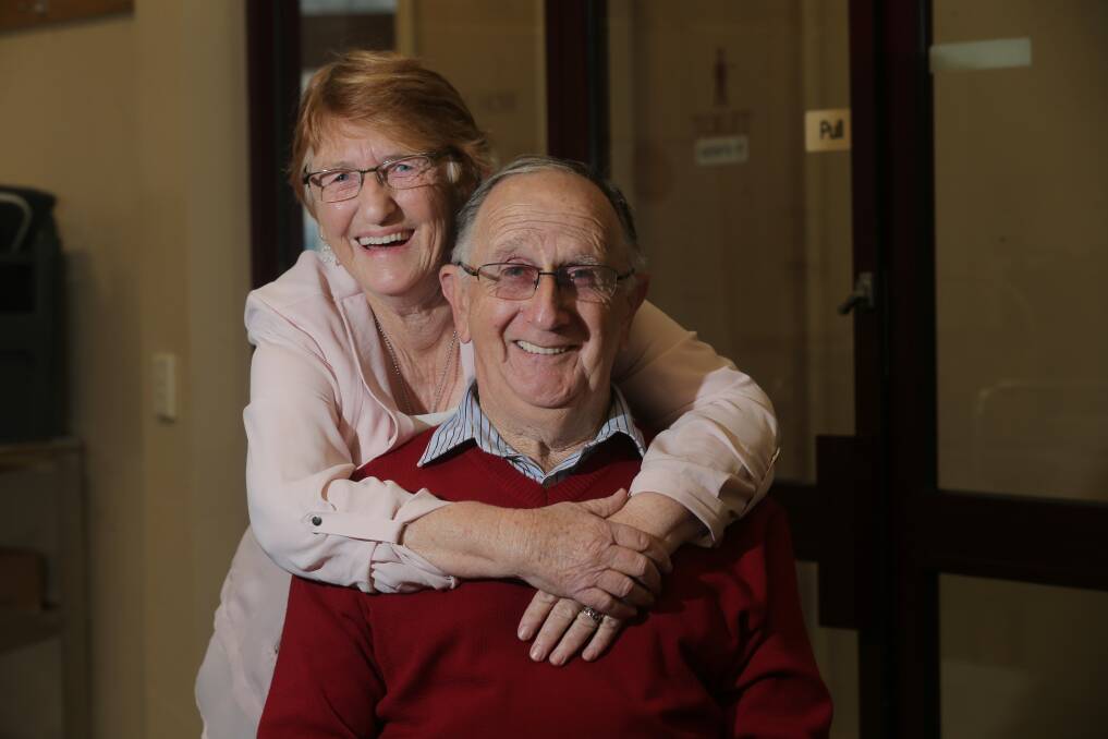 HAPPILY EVER AFTER: Jean and Wally Paton. 
