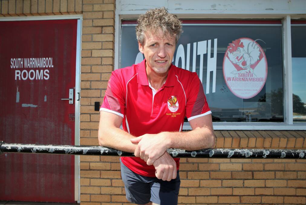 HARD WORK: South Warrnambool Football Netball Club president Steve Harris says the club is happy to help at the international event. Picture: Anthony Brady
