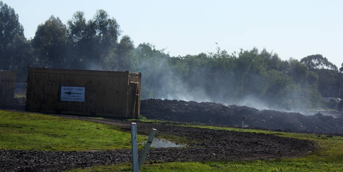 BAD SMELL: The EPA is investigating the transfer station at Boorcan after concerns were raised by nearby residents who say the smoking mulch is putrid.
