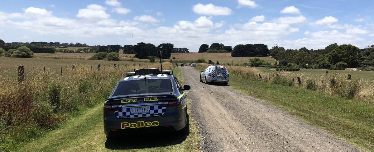 Warrnambool police are investigating a grass fire on Bromfield Street.