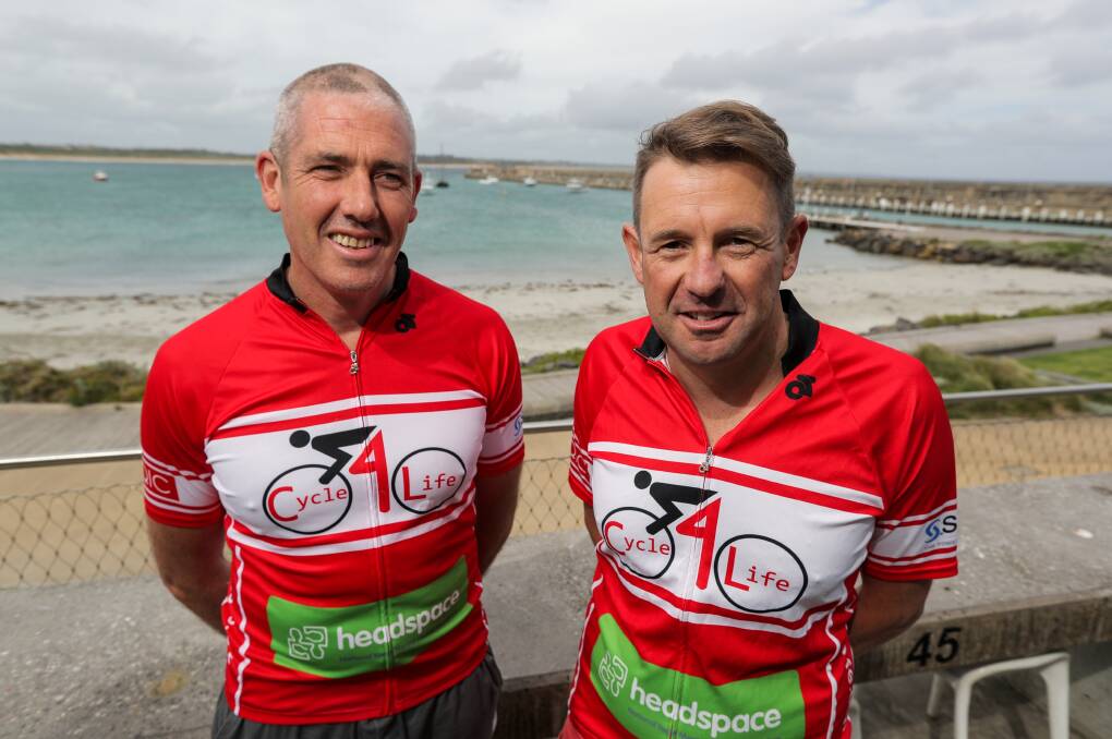 Supporters: Warrnambool's Jon Watson and Leigh McCarthy helped to raise $45,000 for a local scholarship program. Picture: Rob Gunstone