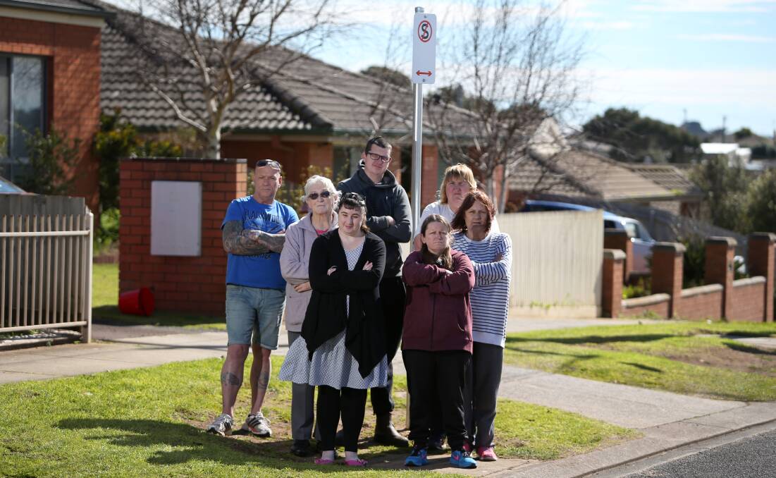   No parking: Hopetoun Road residents are unhappy about the installation of new no standing signs which reduce parking options for residents and visitors. Picture: Amy Paton