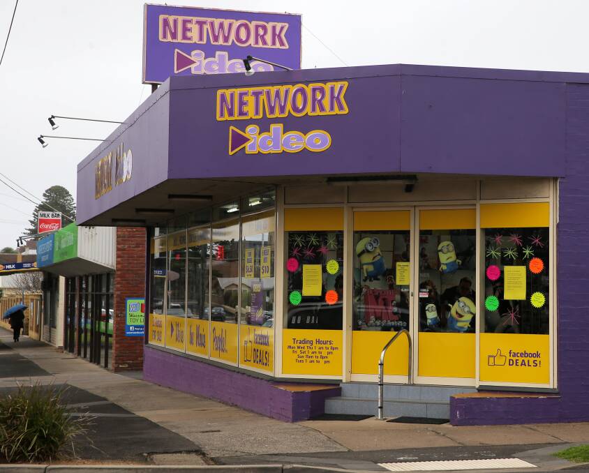 It's a Wrap:Network Video in Henna Street is the last remaining video store in Warrnambool. It will close on September 30 and all stock will be sold on October 1. Picture:Rob Gunstone