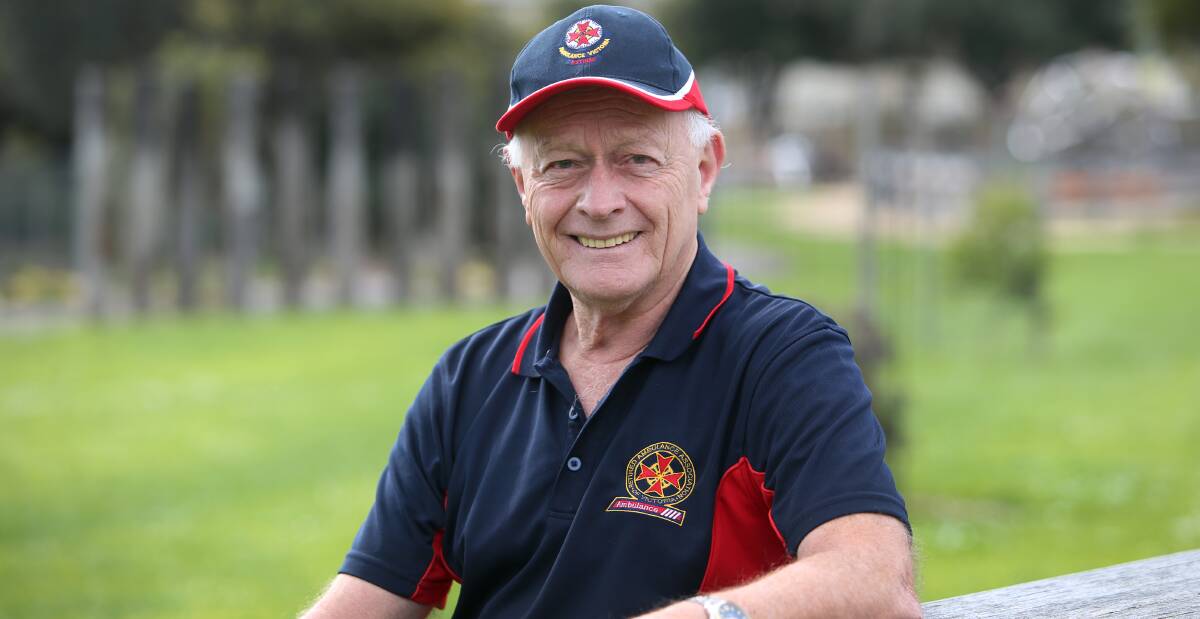 Volunteer: Warrnambool's Ray Lougheed is the Retired Ambulance Association state president and encourages seniors to get involved in their community. Picture: Amy Paton
