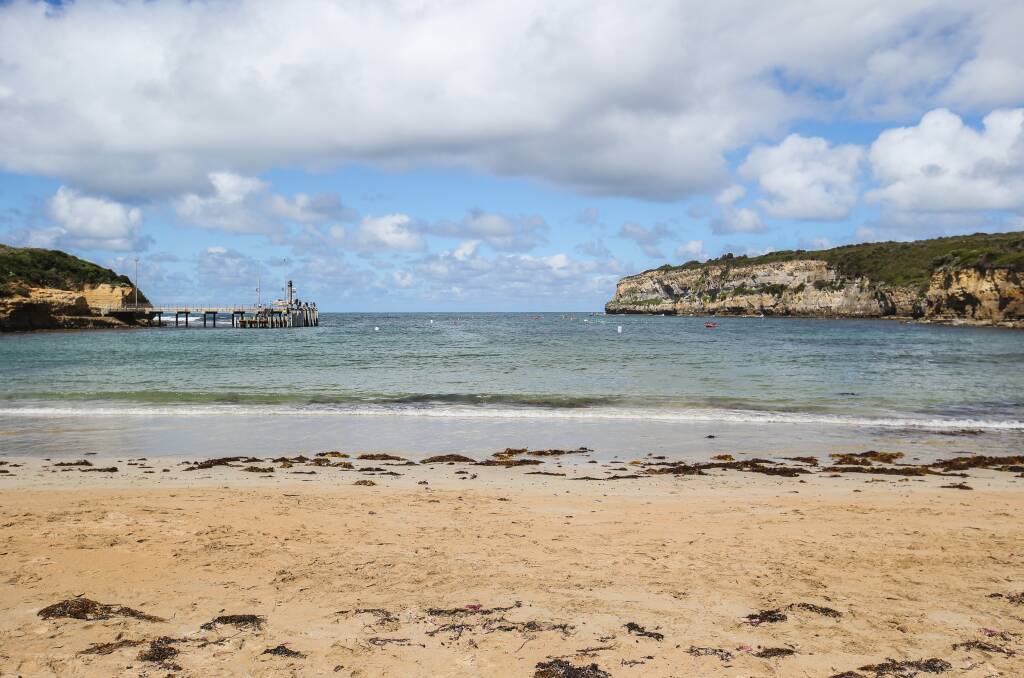 A man was rescued at Port Campbell beach on Wednesday afternoon.