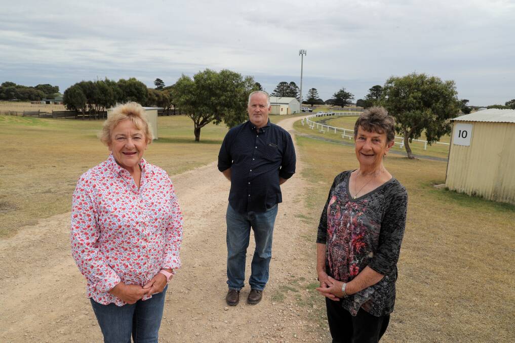 Loyal: Port Fairy Show committee assistant secretary Jenny McLean, assistant treasurer Michael Watts  and camping co-ordinator Isabel McLean will volunteer their time to organise this year's event. Picture: Rob Gunstone
