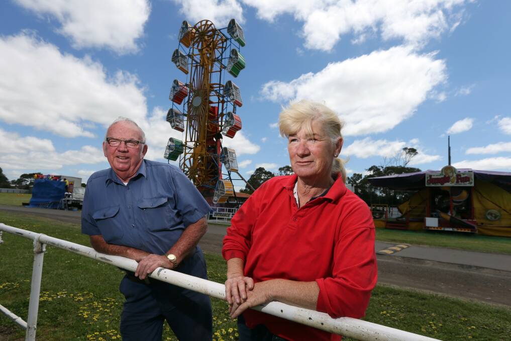 Dedicated: Koroit Show committee members Graeme Morris and Julie Houlihan have been busily preparing for the annual event. Julie answers this week's Q&A. Picture: Rob Gunstone