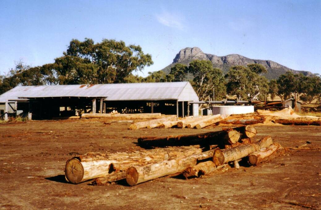 History: Dunkeld's Fitzpatrick Sawmill was built on Crown land in the 1940s and operated until 2000. It will be open to the public on Sunday.
