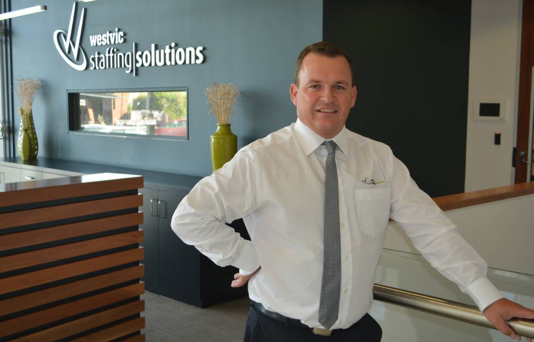 New role: Westvic Staffing Solutions’ long-term employee Wayne Robertson has been appointed as the chief operating officer. 