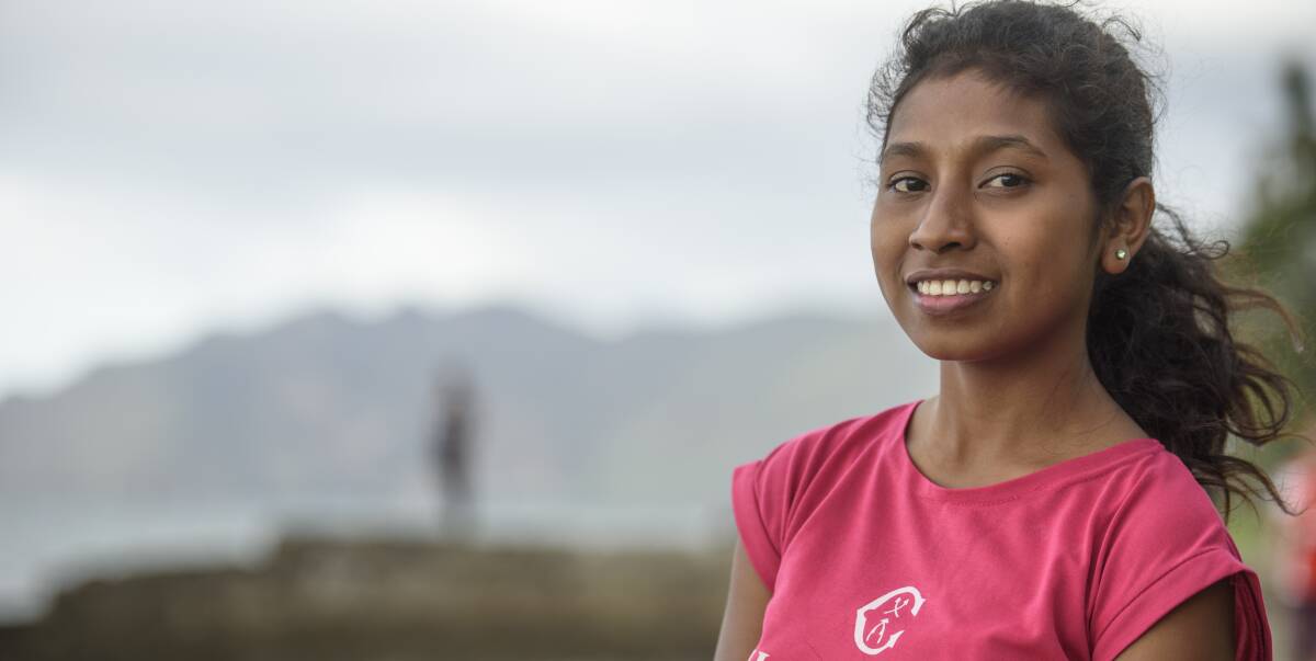 Bright future: East Timorese teen Alia Borges will have heart surgery in Australia after $20,000 was raised in less than 20 days to fund the lifesaving operation. Picture: Hugh Miley