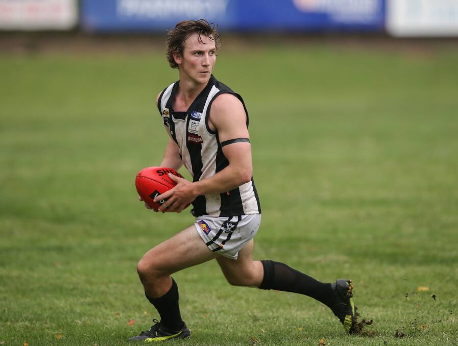 STEPPING UP: Camperdown assistant coach Cam Spence is noted for his football brain. He will help senior coach Phil Carse as the Magpies strive to return to the finals fold in 2018. Picture: Amy Paton