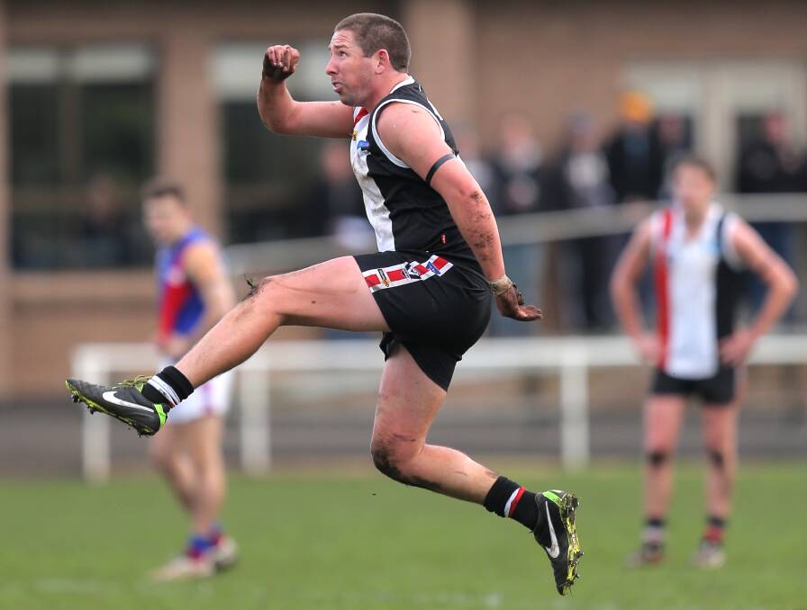 SHREWD RECRUITING: Koroit forward Michael Darmody has emerged as a key to the Saints' flag chances after crossing from North Warrnambool Eagles. Picture: Amy Paton
