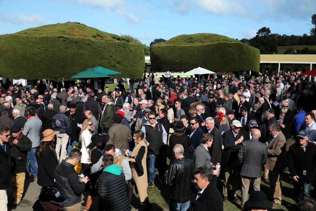 BIG NUMBERS: Warrnambool May Racing Carnival officials were thrilled with crowd numbers on Wednesday. Picture: Rob Gunstone