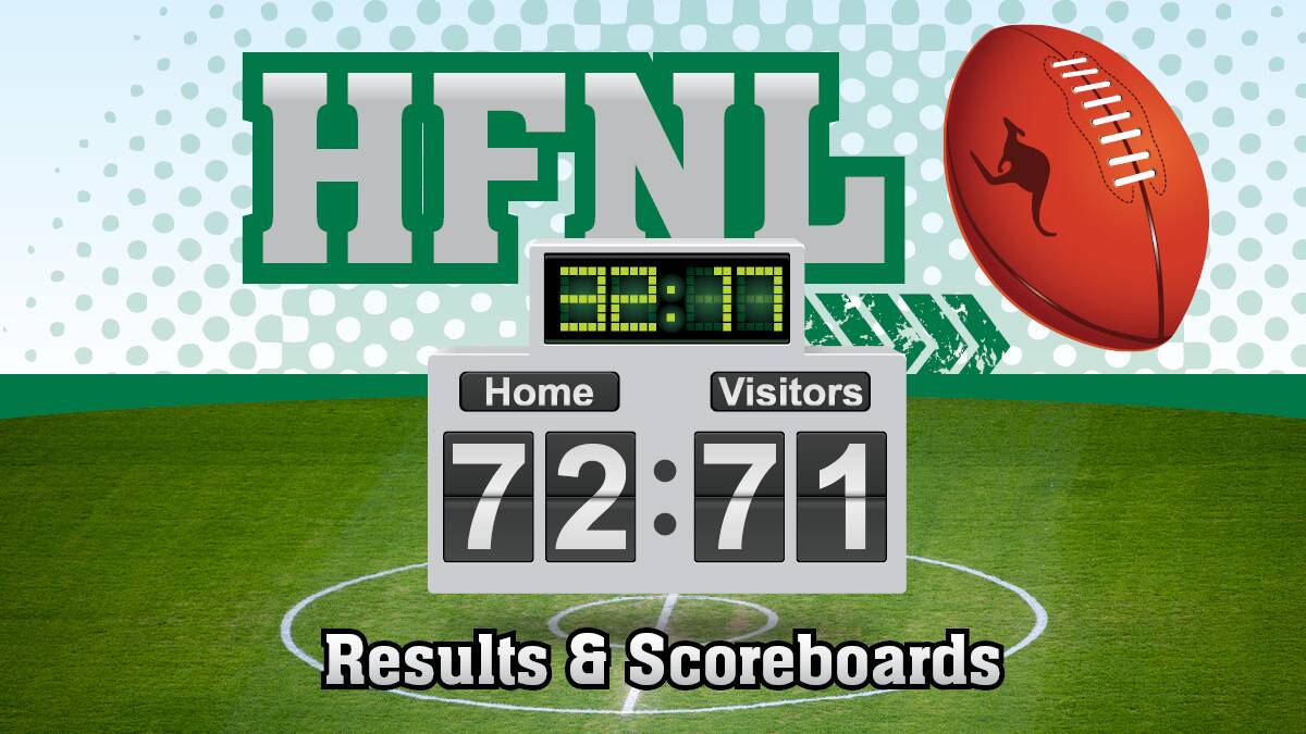 HFNL footy results | round 18