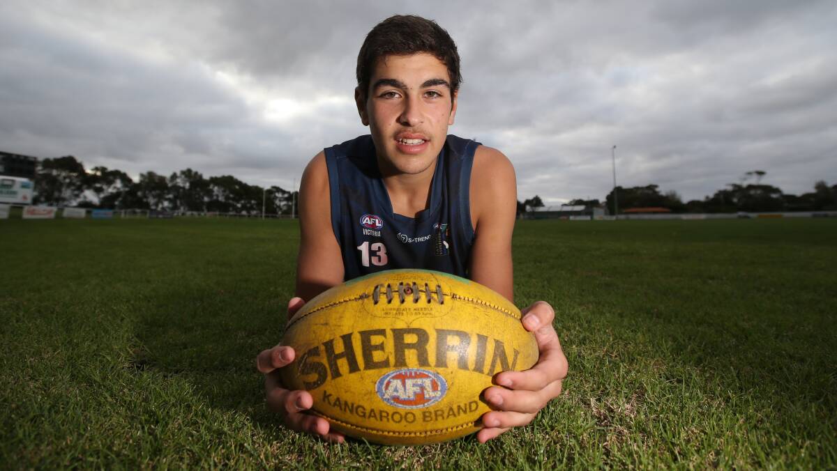 PROMISING: Koroit footballer Josh Chatfield is catching the attention of talent scouts. Picture: Vicky Hughson 