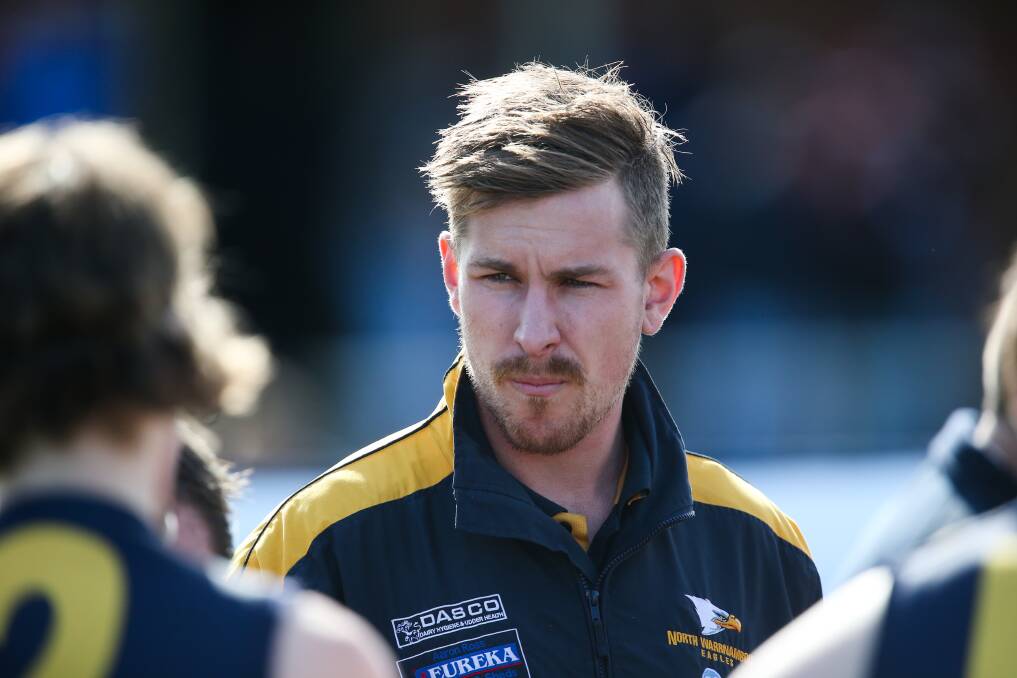 OPTIONS: North Warrnambool Eagles footballer Rory Taggert is contemplating his football future. Taggert says work is his number one priority. Picture: Morgan Hancock