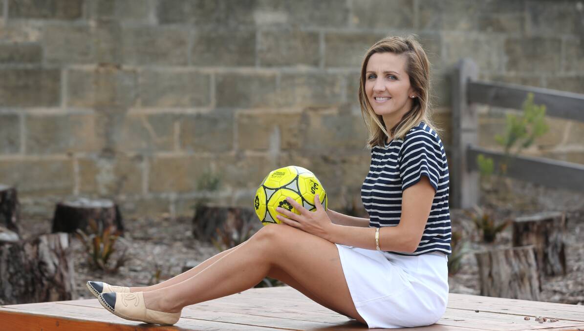 PASSIONATE: Warrnambool soccer player Angie Paspaliaris travels across the state to play. Picture: Vicky Hughson