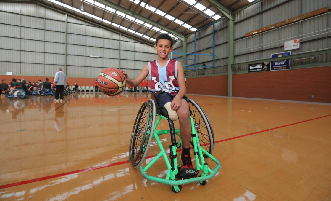 VICTORIAN DEBUT: Warrnambool's Jaylen Brown will play at the national wheelchair basketball championships in Townsville.