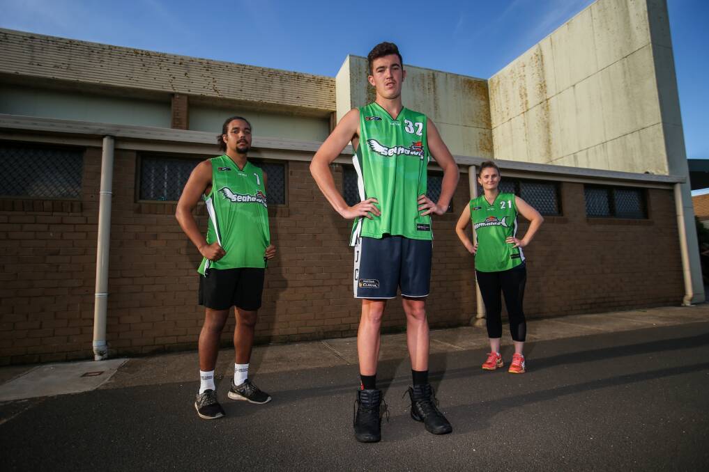 TRIPLE THREAT: Warrnambool's Tanna Blackney-Noter (youth league), Brock Carter (division one) and Renee Tuck (division two). Picture: Amy Paton