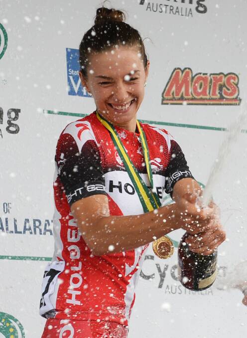 TALENTED: Portland cyclist Shannon Malseed is representing Australia.