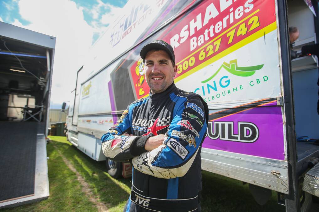 IN THE HUNT: Tim Van Ginneken is sitting second entering the SRA series finale at Premier Speedway. Picture: Amy Paton