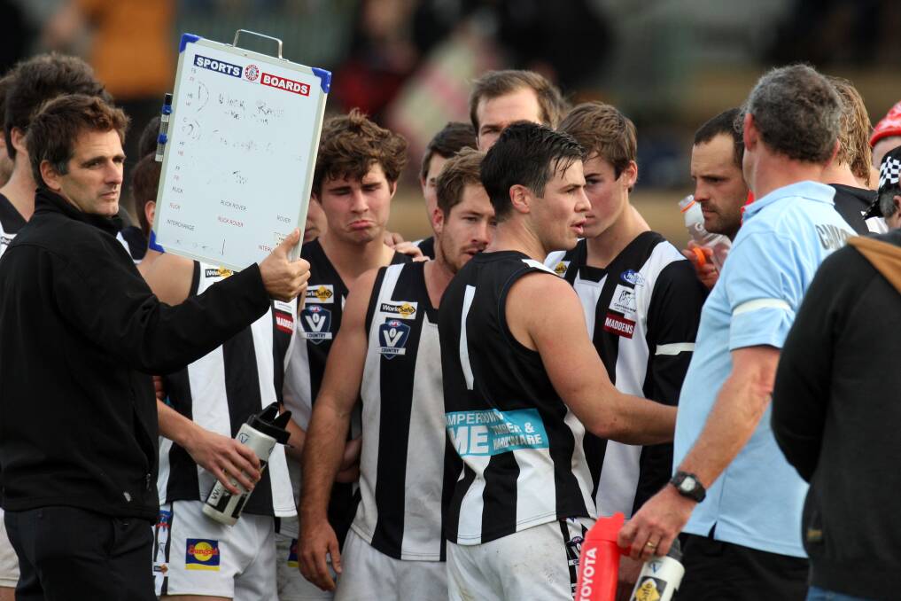 CHALLENGE ACCEPTED: Camperdown coach Phil Carse expects the Magpies to respond against Terang Mortlake on Saturday. The Pies fell to Portland in round one.