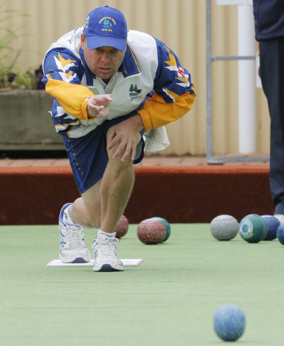 IN CONTENTION: Warrnambool bowler Michael Steel will compete in the WDBD men's singles quarter-finals at Dennington on Sunday. Picture: Vicky Hughson
