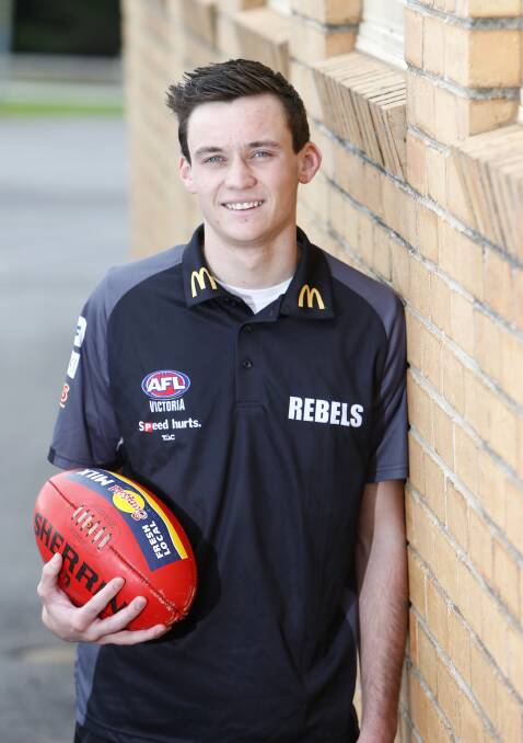 AFL INTEREST: South Warrnambool footballer Charlie Lee has attracted interest from AFL club Western Bulldogs. Picture: Vicky Hughson
