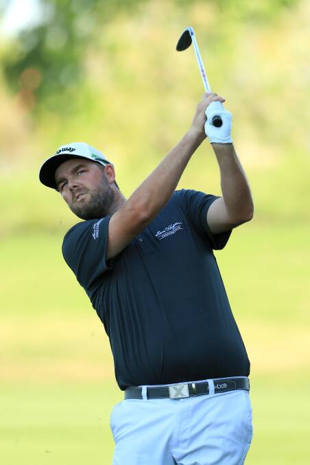 FLYING: Warrnambool's Marc Leishman won his world matchplay championships opening round just days after his second career win on the US PGA Tour. Picture: Getty