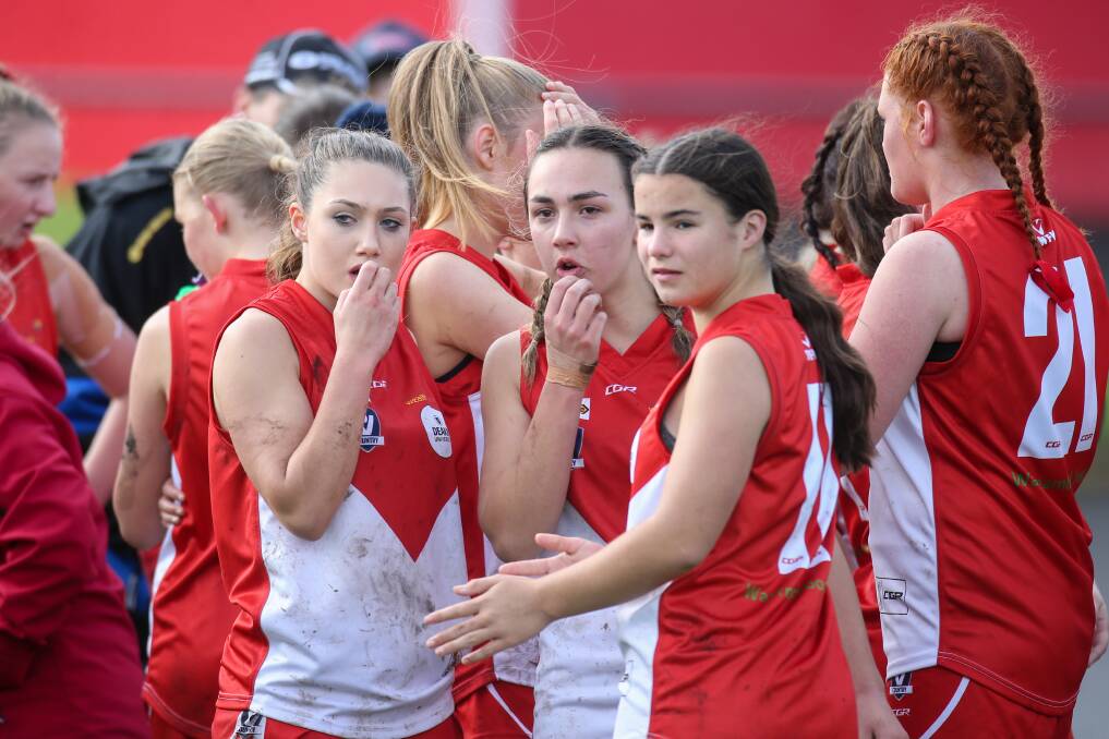 NEW FRONTIER: South Warrnambool hopes some of its junior footballers will progress to its women's team. 