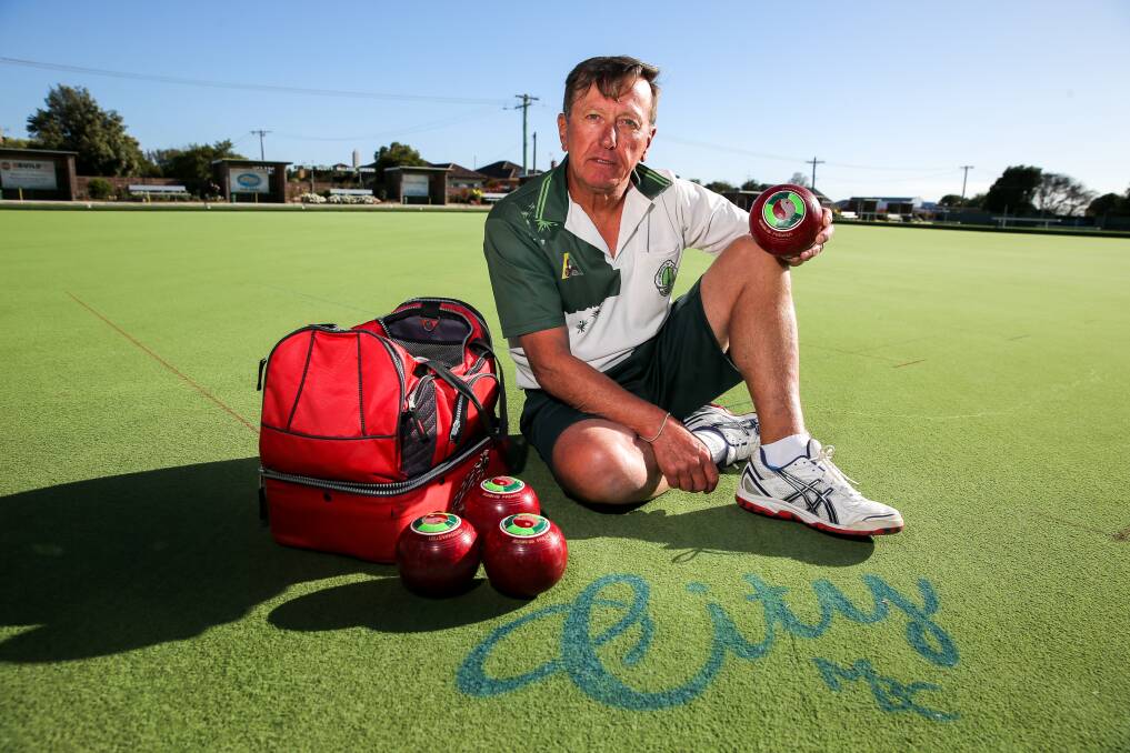 GRAND AMBITIONS: Hank Pelgrim will play in a Western District Bowls Division decider on Saturday. Picture: Rob Gunstone