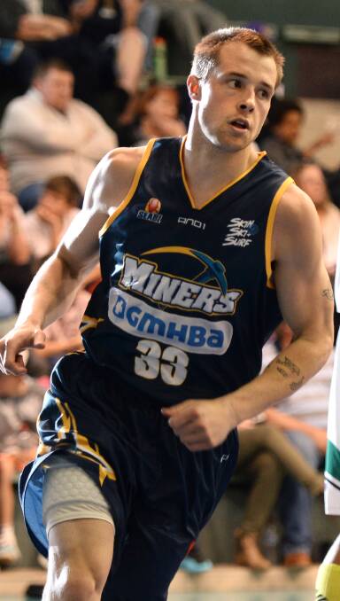 NEW COLOURS: Warrnambool export Nathan Sobey, pictured playing for SEABL side Ballarat Miners, has joined NBL club Adelaide 36ers. Picture: Adam Trafford