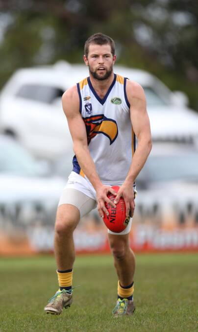 FIT: North Warrnambool Eagles reigning best and fairest winner Dylan Parish is eager to return after a 12-week layoff with a broken arm. Picture: Amy Paton