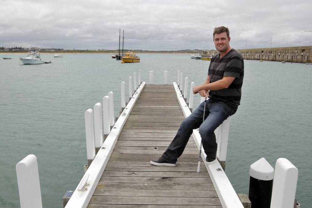 BOY FROM THE 'BOOL: American-based Marc Leishman spent time in Warrnambool at the weekend before flying to Sydney on Monday to prepare for the Australian Open. Picture: Rob Gunstone 