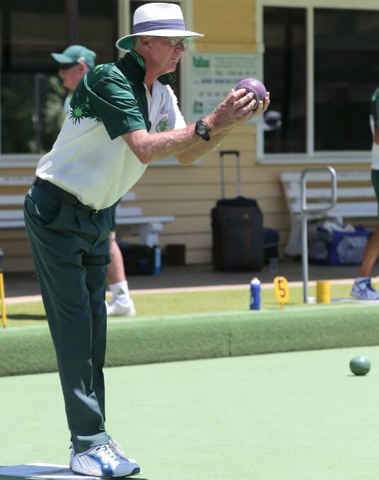 FINAL-BOUND: City Memorial bowler David Wells will compete in the WDBD men's champion of champions decider at Warrnambool. Picture: Rob Gunstone