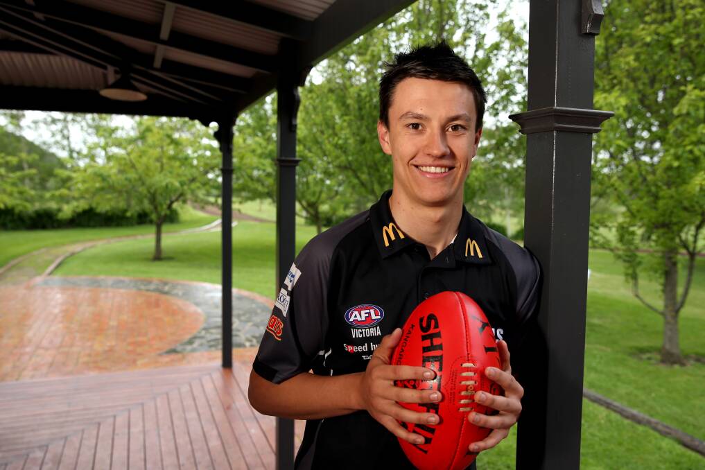 TALENTED TEEN: Hugh McCluggage is considered one of the best players in the 2016 AFL draft pool. Picture: Rob Gunstone