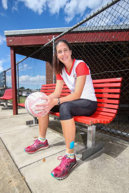 ONLY WAY IS UP: South Warrnambool netballer Melody Keath is predicting blue skies ahead for the Roosters after a tough 2016 season. Picture: Amy Paton