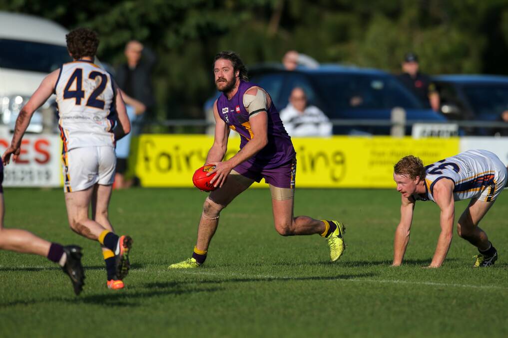 BIG IMPACT: Players such as Jackson Hollmer are expected to lift Hampden league club Port Fairy to lofty heights in September. Picture: Rob Gunstone