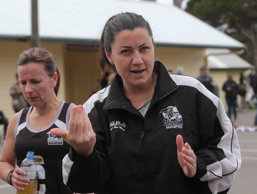 DRIVEN: Camperdown coach Leah Sinnott will lead the Magpies again in 2016 after guiding them to an A grade grand final berth. Picture: Vicky Hughson