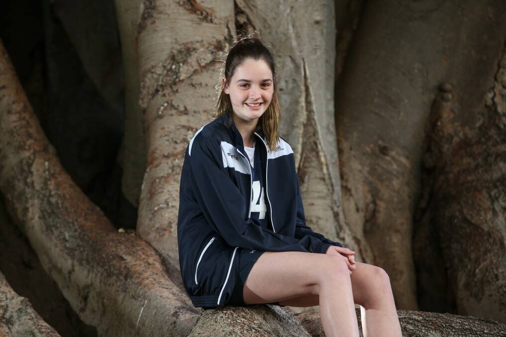 CLIMBING TO THE TOP: Warrnambool teenager Gabby Lougheed will represent Victoria in volleyball for a second time. Picture: Amy Paton